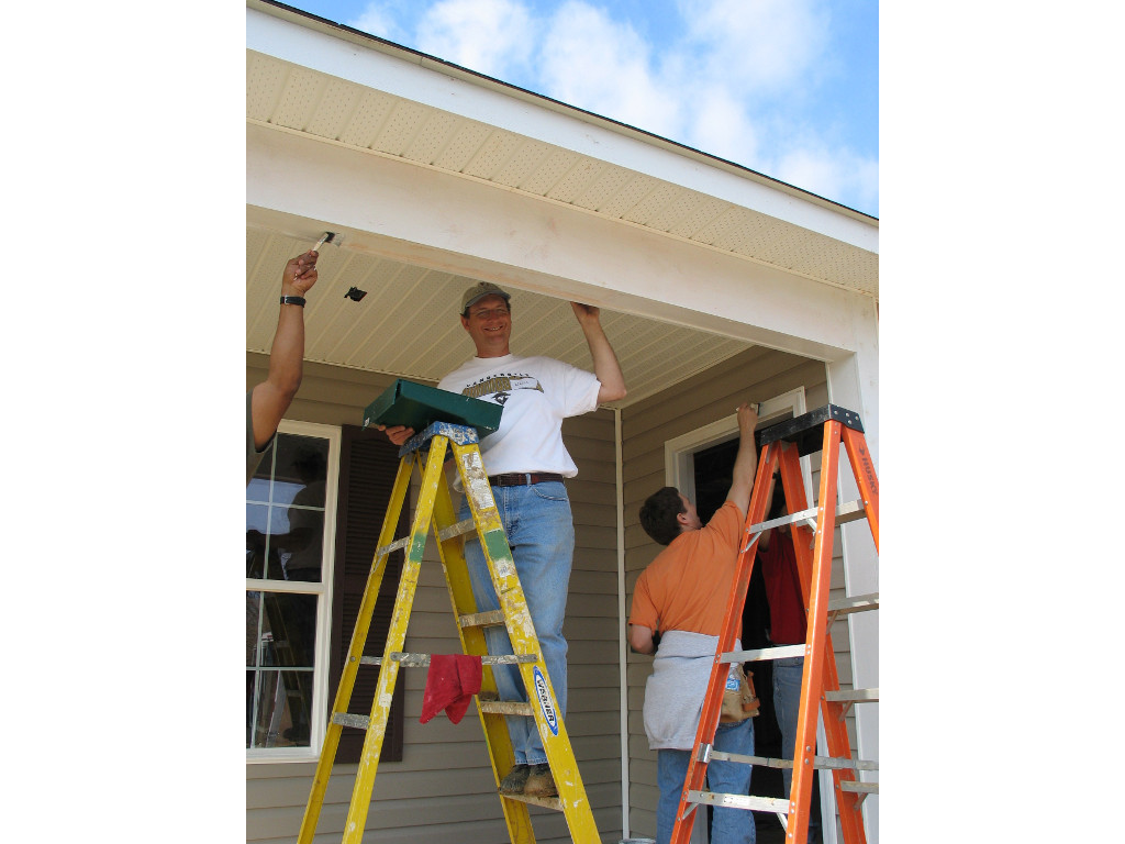 Wayne at an Equinox Habitat for Humanity Protect