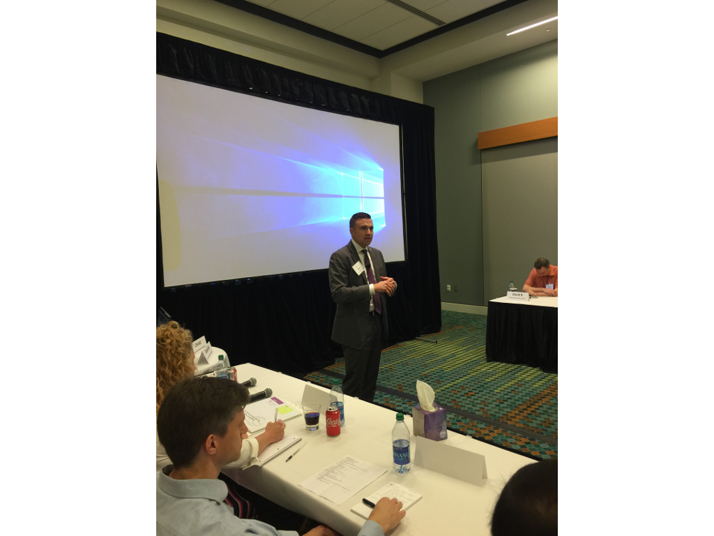 David West is always a great emcee for the User Group