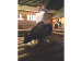 Chris Lowe tries his hand at bull riding